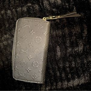 Luxury Monogram Floral Wallet